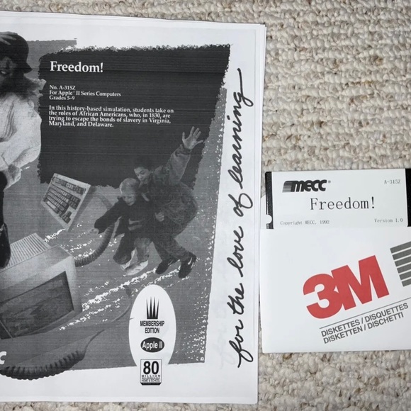 Mecc apple ii iie iic Freedom freedom! Simulator game A315z 5.25” 5.25 D… - Picture 1 of 5